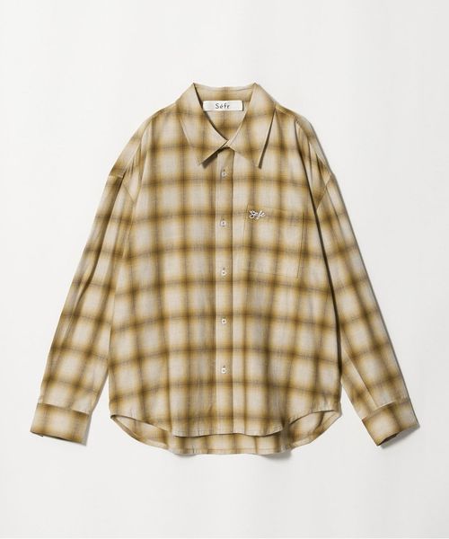 sefr/＜Sefr＞RELAXED FLANNEL SHIRT/シャツ/シャツ / ブラウス