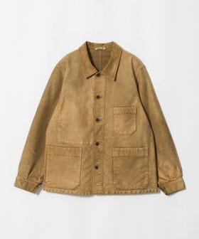 AURALEE/＜AURALEE＞GARMENT―DYED COTTON HEAVY MOLESKIN COVERALL/カバーオール/カバ―オール