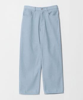 AURALEE/＜AURALEE＞SILK NEP DENIM 5P WIDE PANTS/デニムパンツ/デニムパンツ