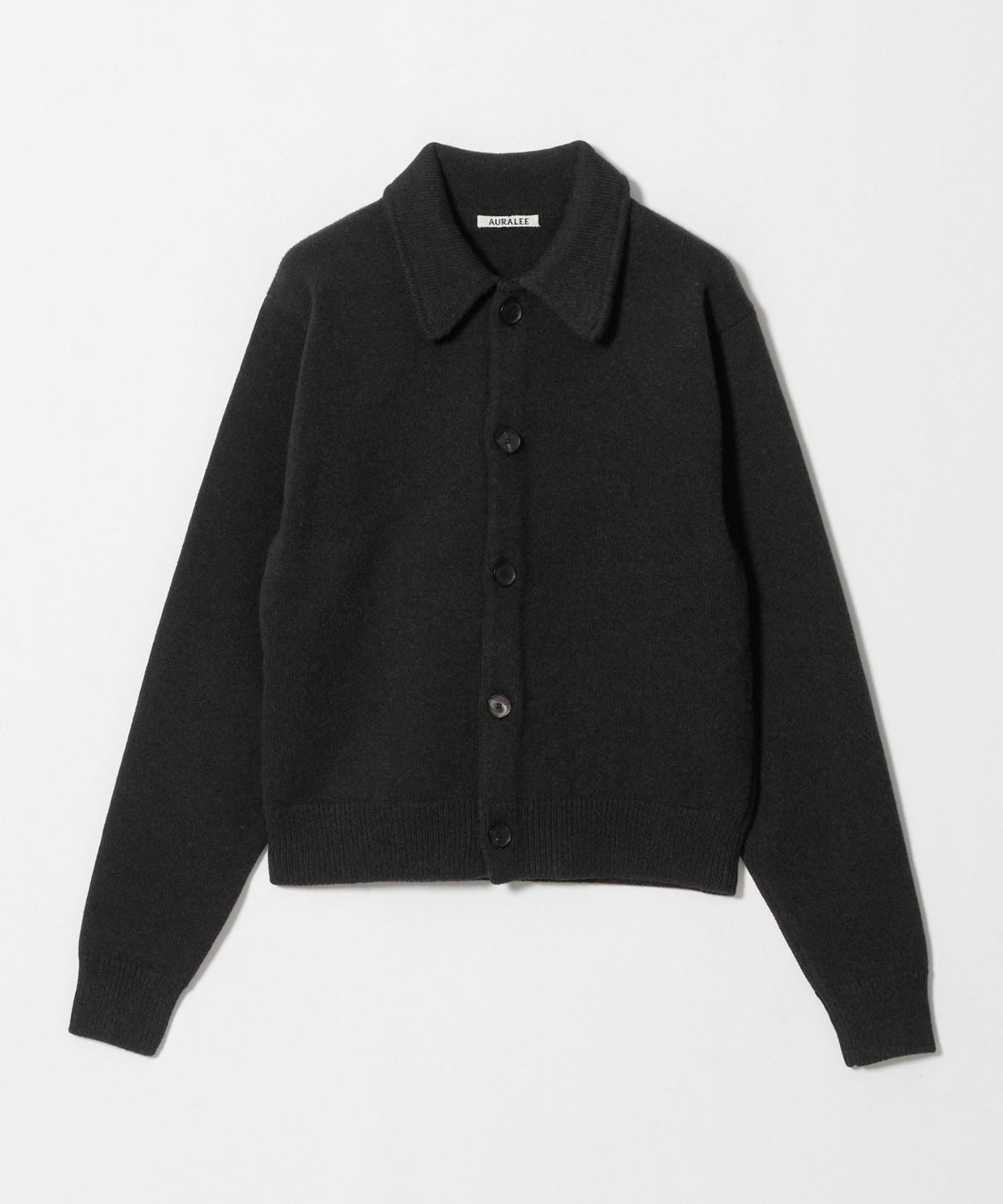 AURALEE＞WOOL KNIT SHIRT CARDIGAN/カーディガン
