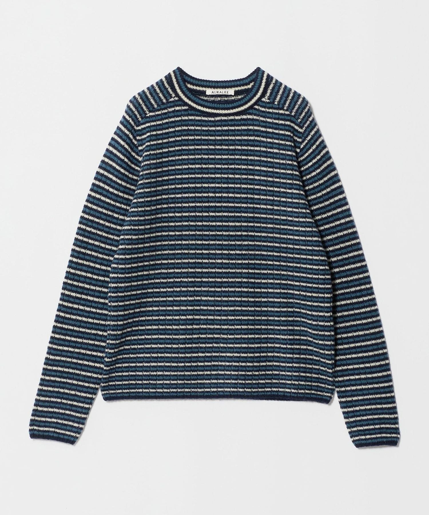 AURALEE 23ss ニットセーター AURALEE＞WOOL CASHMERE RIB KNIT/ニット