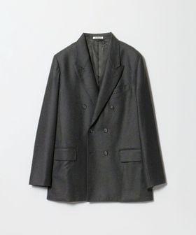 AURALEE/＜AURALEE＞WOOL FULLING FLANNEL DOUBLE―BREASTED JACKET/テーラードジャケット/テーラードジャケット