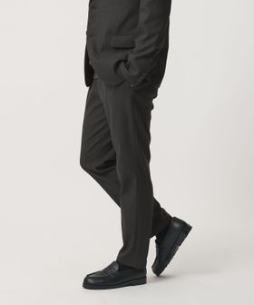 BEAUTY&YOUTH/リサイクル ポリエステル 1プリーツ テーパード パンツ NO.3 セットアップ対応 ヨコストレッチ ウォッシャブル/セットアップ パンツ