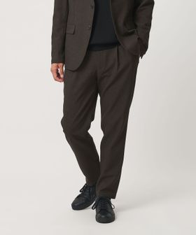 BEAUTY&YOUTH/リサイクル ポリエステル 1プリーツ テーパード パンツ NO.3 セットアップ対応 ヨコストレッチ ウォッシャブル/セットアップ パンツ