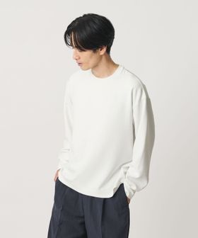 BEAUTY&YOUTH/FUSION TWILL クルーネック カットソー UVカット タテヨコストレッチ/Tシャツ / カットソー