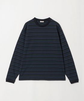 BEAUTY&YOUTH/ラフィー マルチ ボーダー クルーネック カットソー/Tシャツ / カットソー