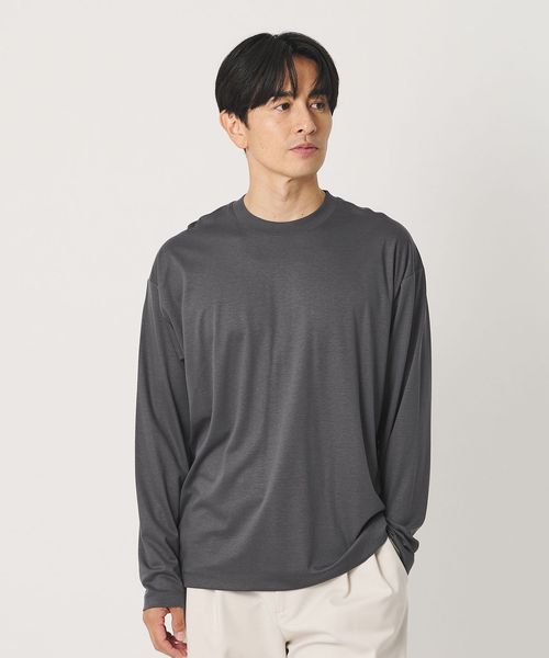 BEAUTY&YOUTH/デオドラント プラチナ ポンチ クルーネック カットソー 抗菌防臭/Tシャツ / カットソー