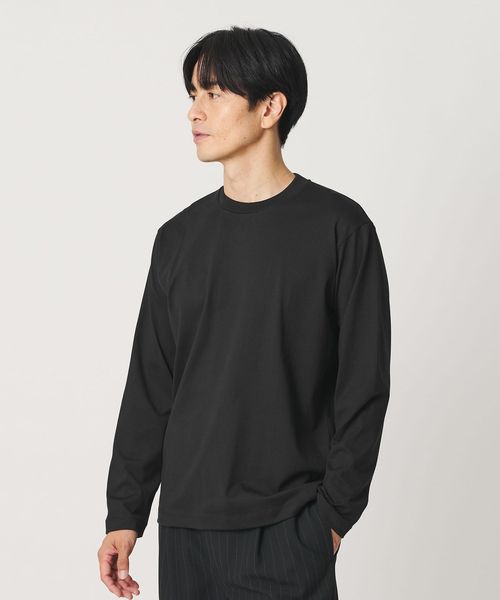 BEAUTY&YOUTH/ハイゲージ オーガニック クルーネック カットソー 抗菌防臭/Tシャツ / カットソー