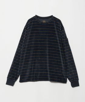 NEEDLES/＜NEEDLES＞ベロア ボーダー Tシャツ/Tシャツ / カットソー
