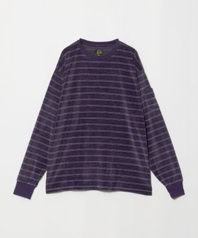 NEEDLES/＜NEEDLES＞ベロア ボーダー Tシャツ/Tシャツ / カットソー