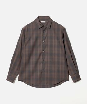BEAUTY&YOUTH/尾州 ウーステッド チェック レギュラー シャツ GRANDE TAPERD型 ウォッシャブル MADE IN JAPAN/シャツ / ブラウス