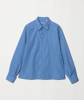 H BEAUTY&YOUTH/＜H＞スリーク ストライプ スリット レギュラーカラーシャツ/シャツ / ブラウス