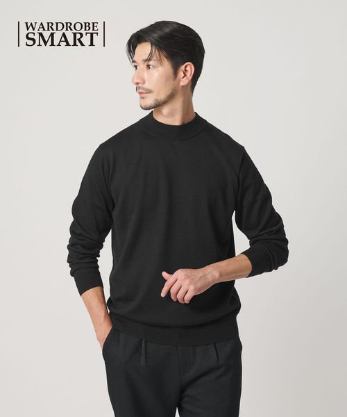 BEAUTY&YOUTH/【WEB限定 WARDROBE SMART】マシーンウォッシャブル ウールミックス ジャケット クルーネック ニット/ニット / セーター