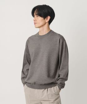 BEAUTY&YOUTH/ハイブリッド ウール クルーネック ニット ウォッシャブル/ニット / セーター