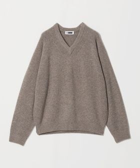 H BEAUTY&YOUTH/＜H＞5G ウールカシミヤ サドルショルダー Vネックニット/ニット / セーター