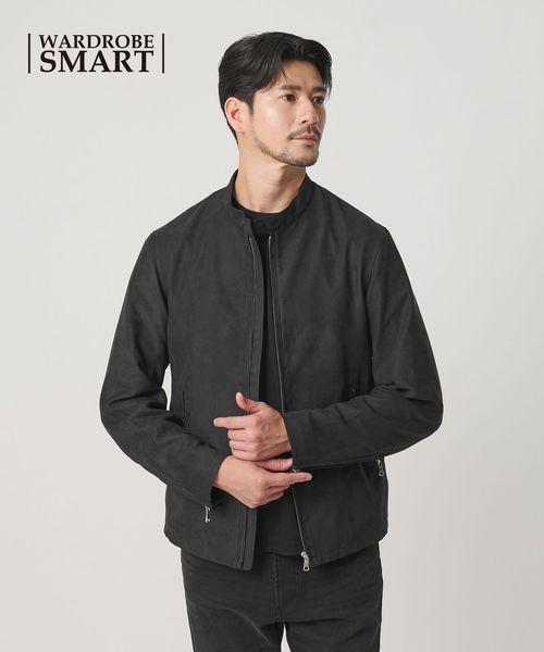 BEAUTY&YOUTH/【WEB限定 WARDROBE SMART】スエードライク シングル ライダースジャケット/ライダース
