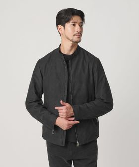 BEAUTY&YOUTH/【WEB限定 WARDROBE SMART】スエードライク シングル ライダースジャケット/ライダース