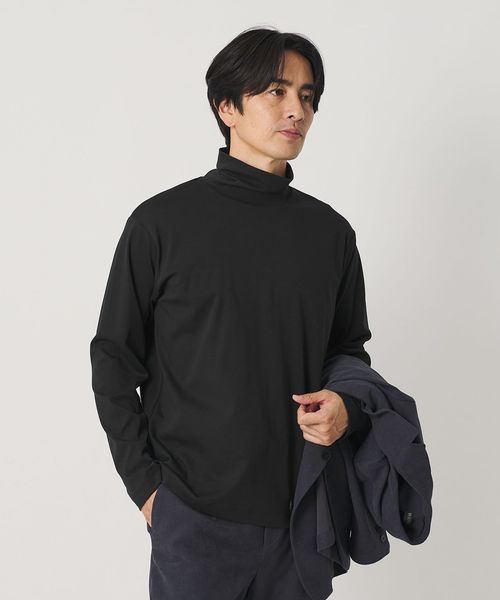 BEAUTY&YOUTH/ハイゲージ タートルネック カットソー 抗菌防臭/Tシャツ / カットソー