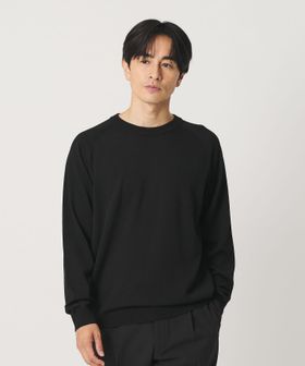 BEAUTY&YOUTH/SUPER130 ウール クルーネック ニット ウォッシャブル/ニット / セーター