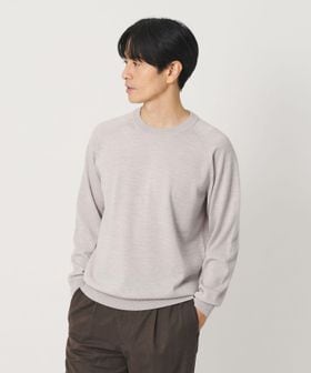 BEAUTY&YOUTH/SUPER130 ウール クルーネック ニット ウォッシャブル/ニット / セーター