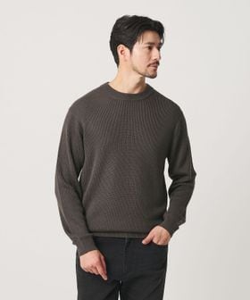 BEAUTY&YOUTH/【WEB限定 WARDROBE SMART】マシーンウォッシャブル ウールミックス アゼ クルーネック/ニット / セーター