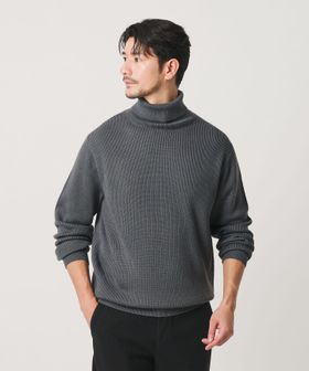 BEAUTY&YOUTH/【WEB限定 WARDROBE SMART】マシーンウォッシャブル ウールミックス アゼ タートルネック/ニット / セーター