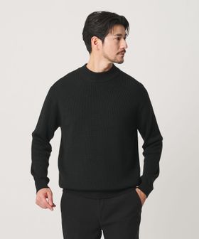 BEAUTY&YOUTH/【WEB限定 WARDROBE SMART】マシーンウォッシャブル ウールミックス アゼ モックネック/ニット / セーター