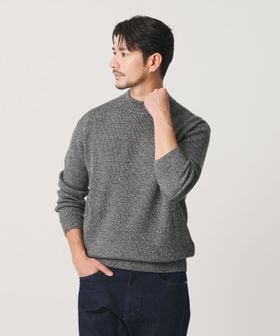 BEAUTY&YOUTH/【WEB限定 WARDROBE SMART】マシーンウォッシャブル ウールミックス アゼ モックネック/ニット / セーター