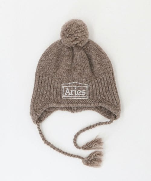 ARIES/＜ARIES＞CHUNKY KNIT POM POM BEANIE/ニットキャップ/ニットキャップ
