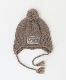 ARIES/＜ARIES＞CHUNKY KNIT POM POM BEANIE/ニットキャップ/ニットキャップ