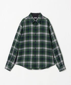 H BEAUTY&YOUTH/＜H＞ウールネルチェック レギュラーカラーシャツ/シャツ / ブラウス