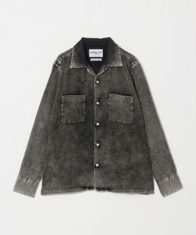 NOMARHYTHM TEXTILE/＜NOMARHYTHM TEXTILE＞ハンド ダイ フランネル シャツ/シャツ / ブラウス