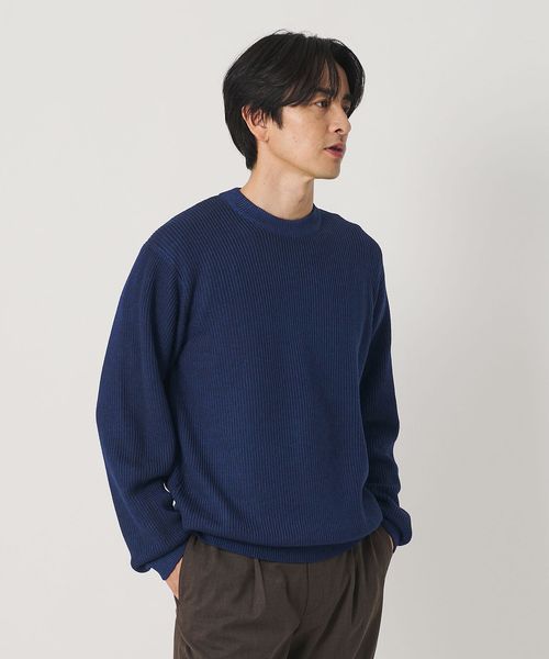BEAUTY&YOUTH/フェード アゼ クルーネック ニット ウォッシャブル/ニット / セーター