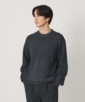 BEAUTY&YOUTH/フェード アゼ クルーネック ニット ウォッシャブル/ニット / セーター