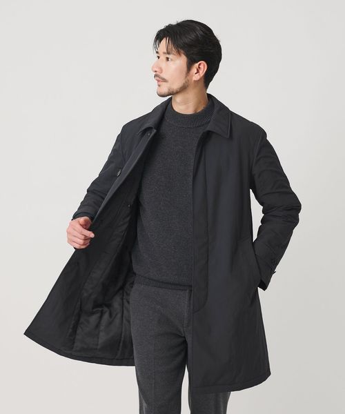 BEAUTY&YOUTH/【WEB限定 WARDROBE SMART】ナイロン パデッド バルマカーンコート 撥水/ステンカラーコート
