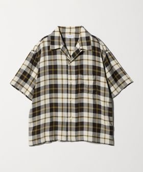 UNUSED/＜UNUSED＞SHORT SLEEVE RAYON CHECK SHIRT/シャツ/Tシャツ / カットソー