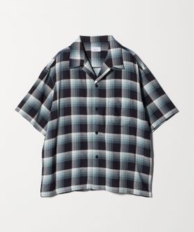 UNUSED/＜UNUSED＞SHORT SLEEVE RAYON CHECK SHIRT/シャツ/Tシャツ / カットソー