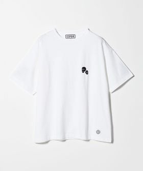 ESPOIR/＜ESPOIR＞Skull EMB Tシャツ/Tシャツ / カットソー