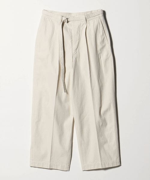 blurhms/＜blurhms＞ハードツイスト ギャバジン ベルテッドトラウザーズ/スラックス