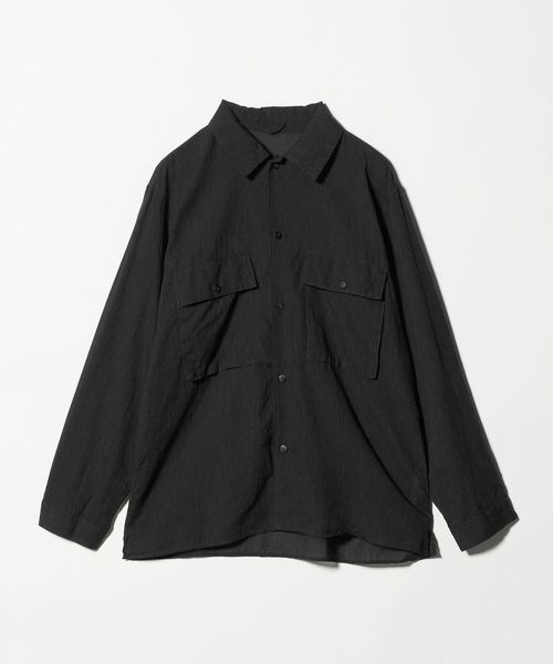 blurhms/＜blurhms＞シルク コットン ミリタリー シャツ/シャツ / ブラウス