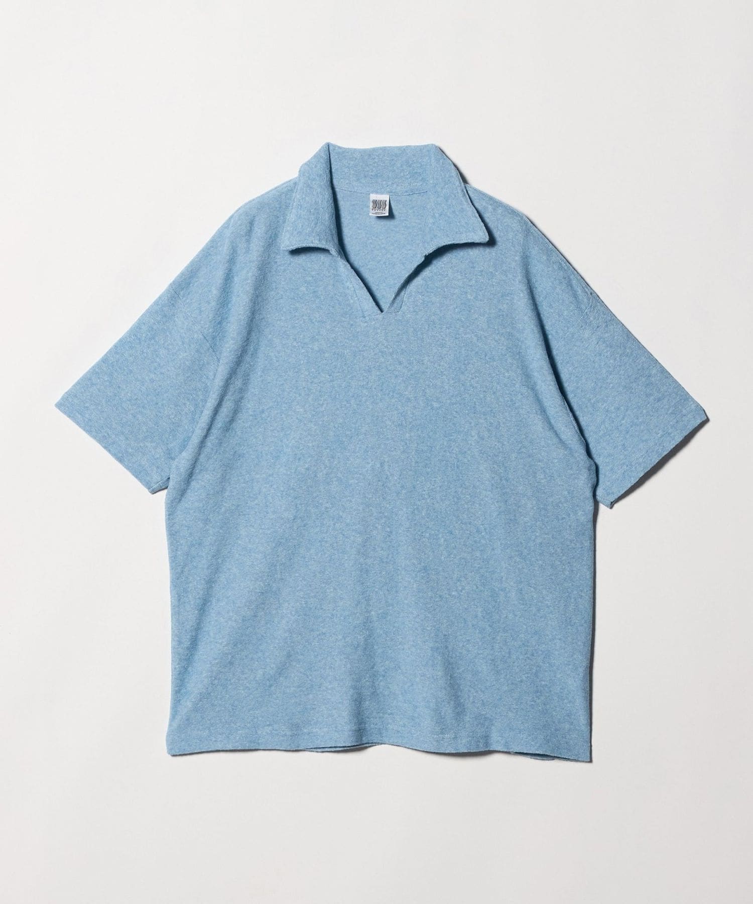 COMFORTABLE REASON＞パイル スキッパー ポロシャツ