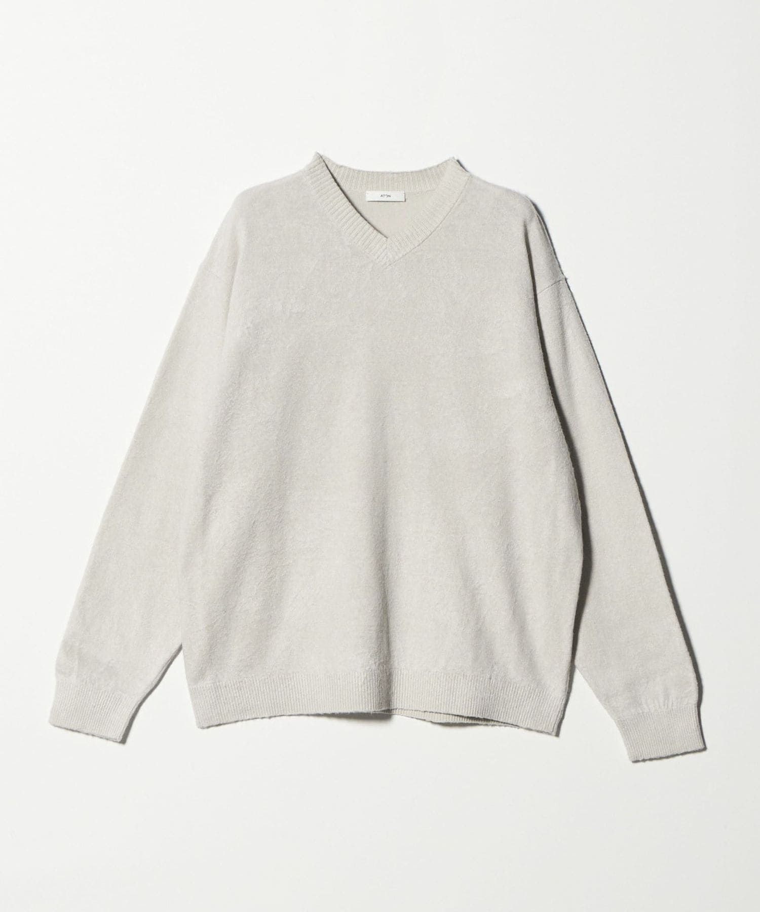 ATON＞SHORT FUR V―NECK SWEATER/ニット