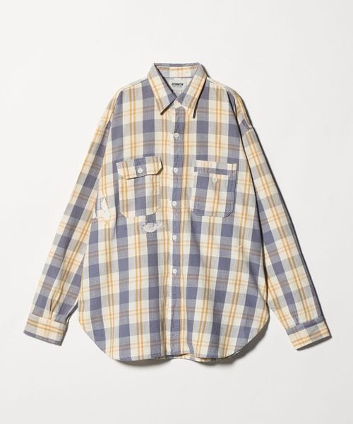 BOWWOW/＜BOWWOW＞UNIQUE POCKET CHECKED FLANNEL SHIRT/シャツ/シャツ / ブラウス