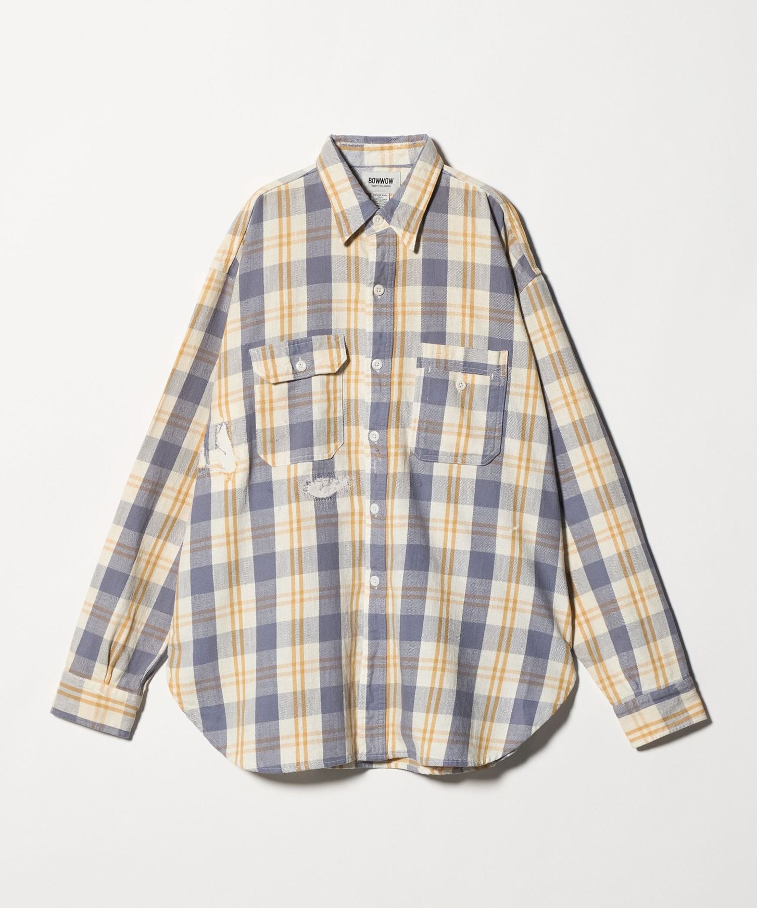 BOWWOW＞UNIQUE POCKET CHECKED FLANNEL SHIRT/シャツ