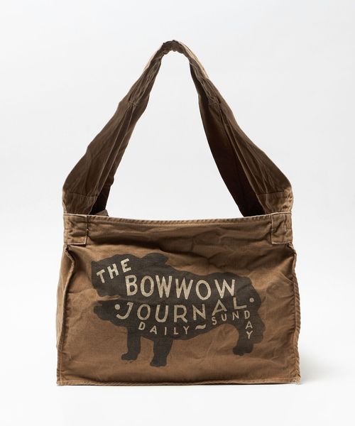 BOWWOW/＜BOWWOW＞THE BOW WOW JOURNAL NEWSPAPER BAG AGED/バッグ/ショルダーバッグ