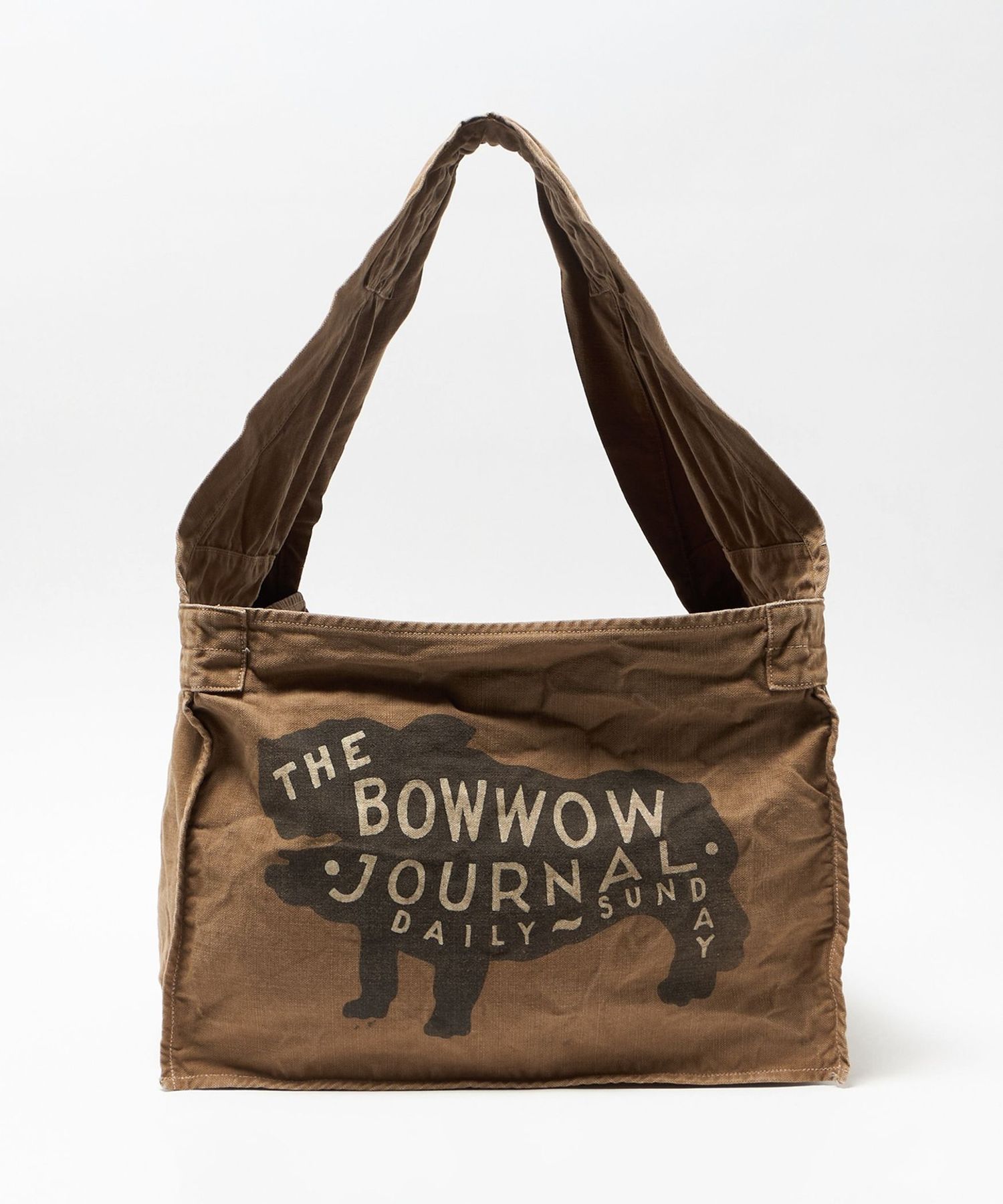 BOWWOW＞THE BOW WOW JOURNAL NEWSPAPER BAG AGED/バッグ