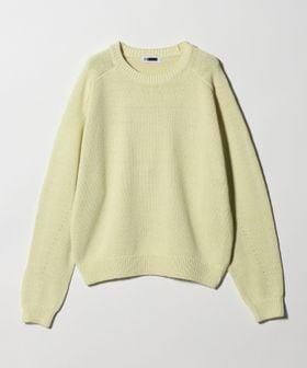 H BEAUTY&YOUTH/＜H＞クリスピー ローシルク クルーネックニット/ニット / セーター