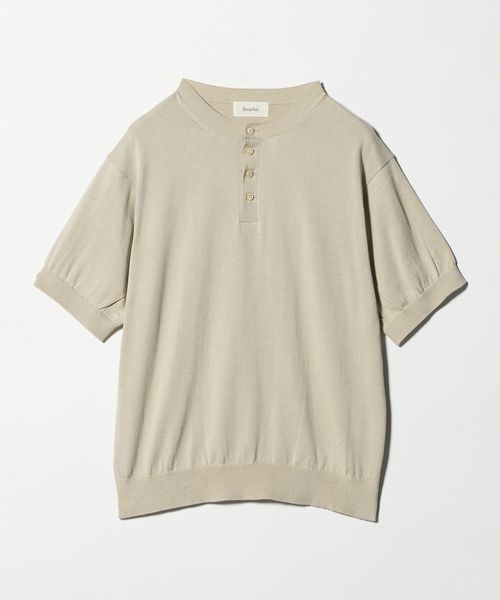 Ernie Palo/＜Ernie Palo＞ヘンリー ショートスリーブ ニット/ニット / セーター
