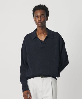 OWNESS/＜OWNESS＞クリスピー コットン ミックス スキッパー ニット/ニット / セーター