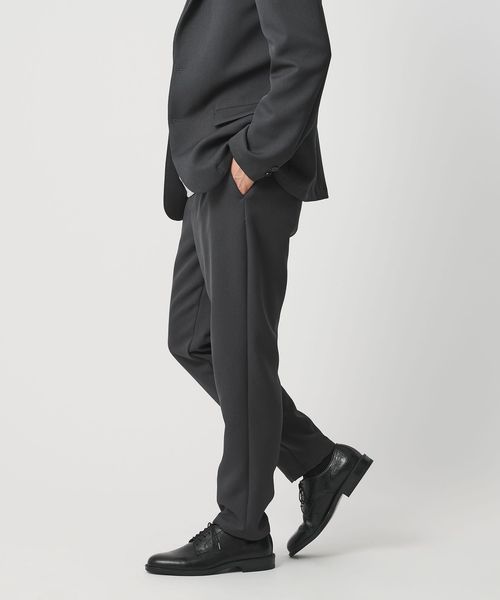 BEAUTY&YOUTH/東レ/TORAY ワルツ 1プリーツ テーパード パンツ NO.5 セットアップ対応 ヨコストレッチ ウォッシャブル/セットアップ パンツ